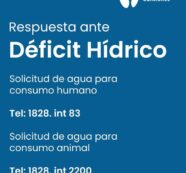 CECOED activó protocolo de respuesta ante déficit hídrico en zonas rurales
